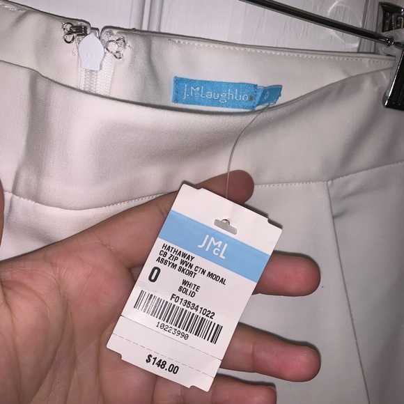 NWT J.McLaughlin White Diamond Skort - Picture 5 of 8